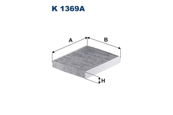 Filtr kabiny z węglem aktywnym  do Suzuki, K 1369A, FILTRON WIX w ofercie sklepu e-autoparts.pl 